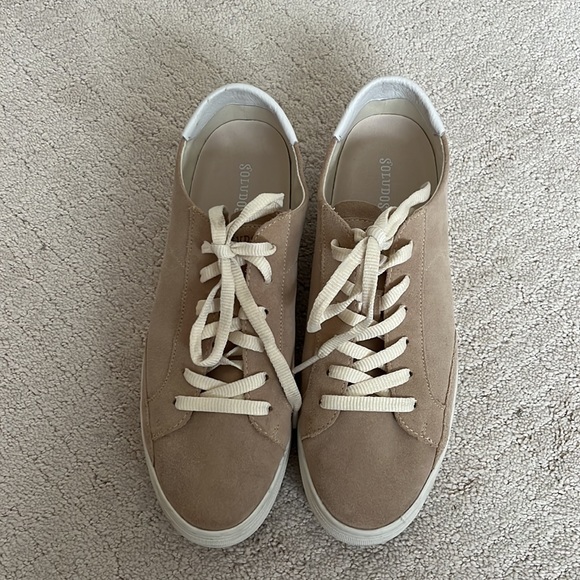 Soludos Ibiza Platform Sneaker, sand, size 11 - Picture 2 of 7